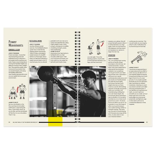 28-Day Belly Fat Burner Workout Planner F467