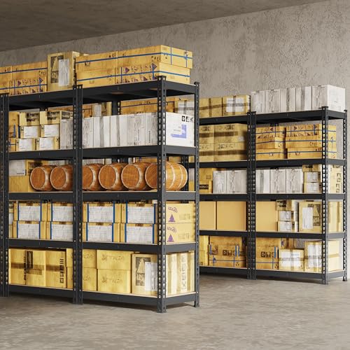 5-Tier Adjustable Metal Shelving Unit for Garage, Pantry, and Warehouse M7734