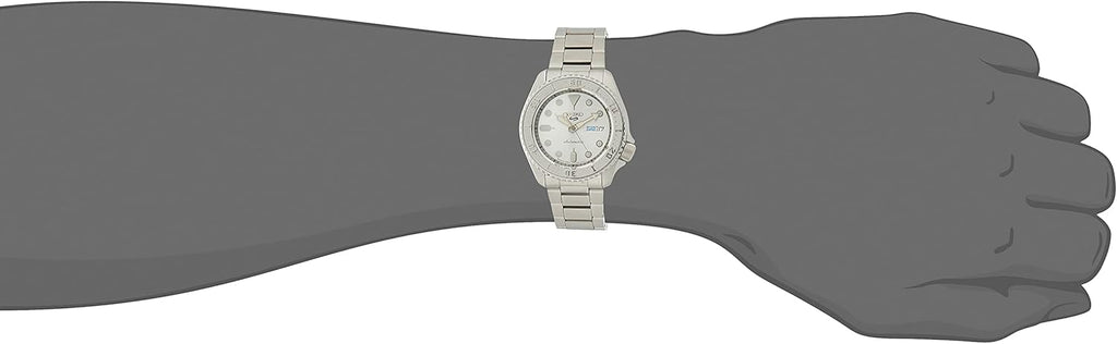 Men's Automatic Watch with Stainless Steel Strap, Silver X696