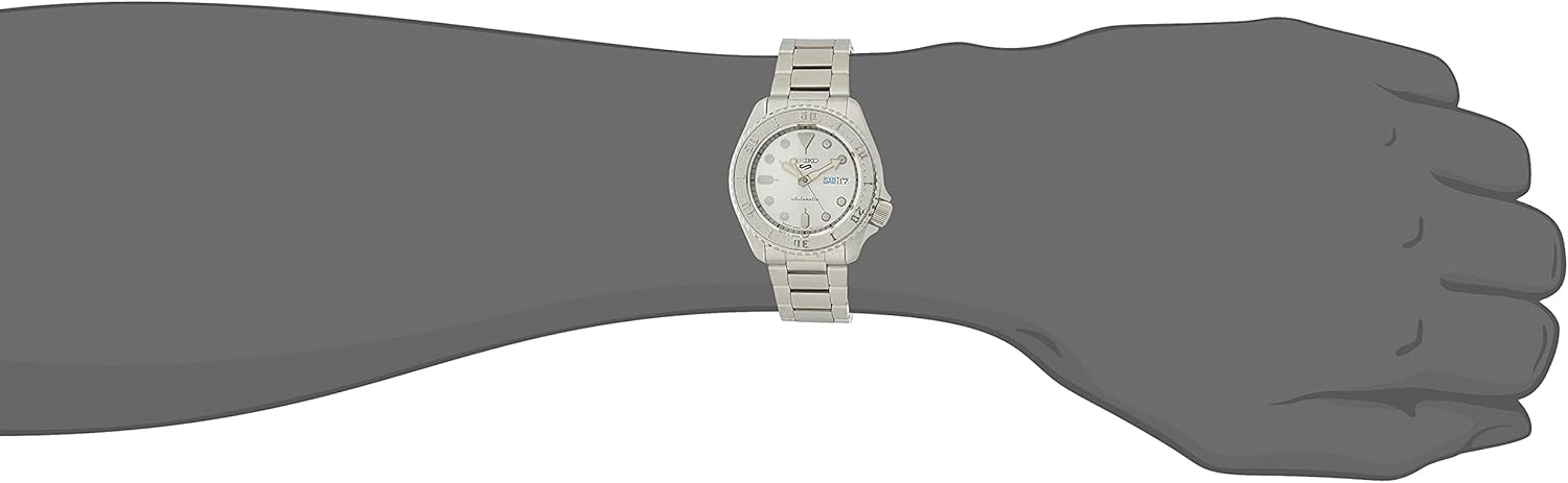 Men's Automatic Watch with Stainless Steel Strap, Silver X696