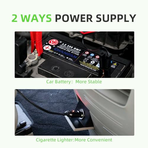 Car Jack 5 Ton 12V Hydraulic Floor Jack with Tire Pump for SUV Truck Sedan Y8373