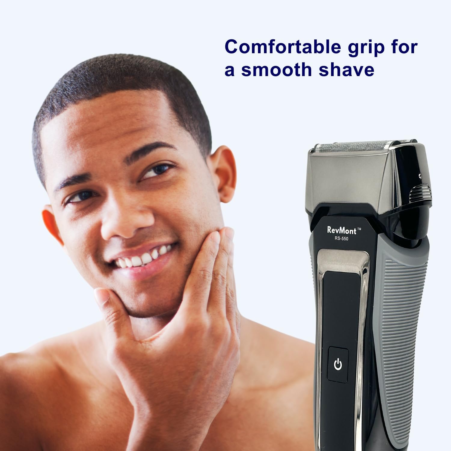 Rechargeable Electric Razor for Men, IPX7 Waterproof, Wet or Dry Shaving P291695