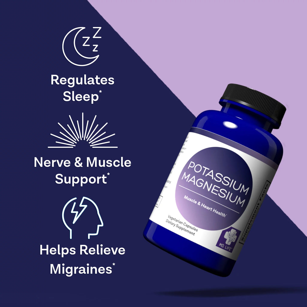 Magnesium Potassium Supplement, 120 Count G77593
