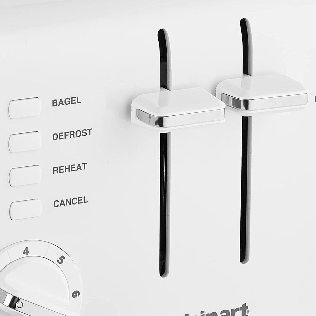 4-Slice Compact Plastic Toaster, White U710