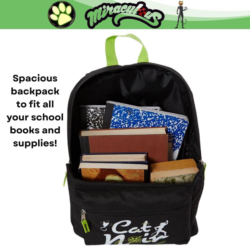 16 inch Black Backpack for Girls and Boys R33762