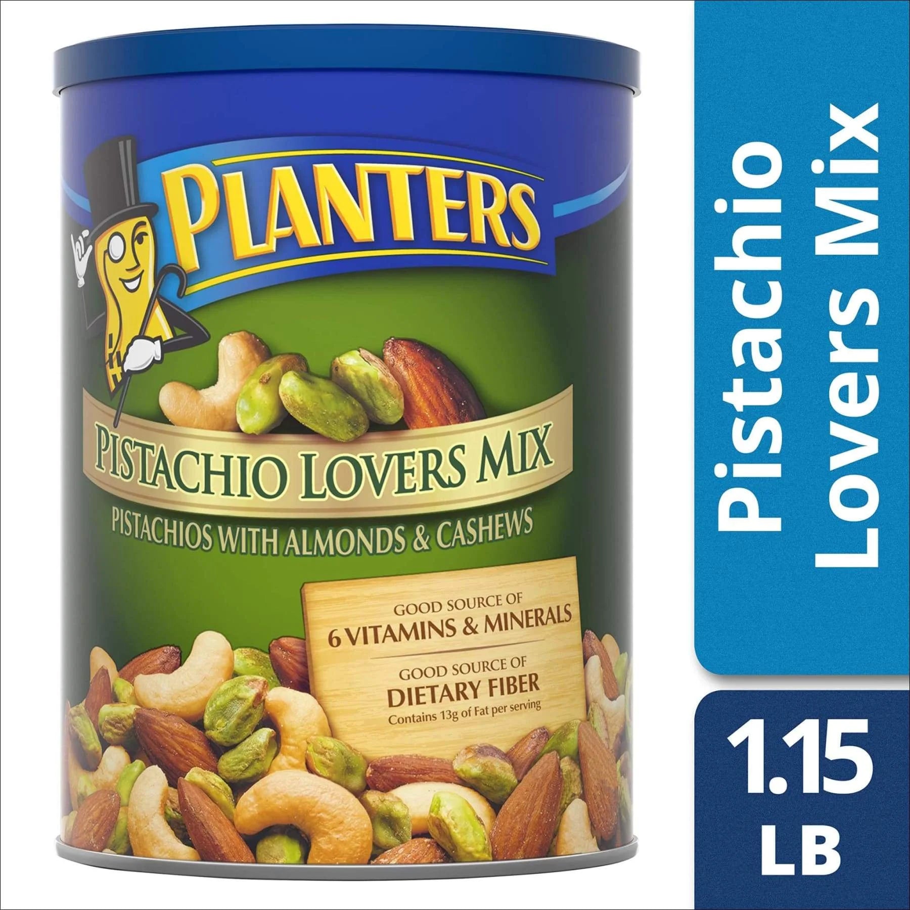Pistachio Mix with Almonds and Cashews, 18.5 oz Resealable Container D677