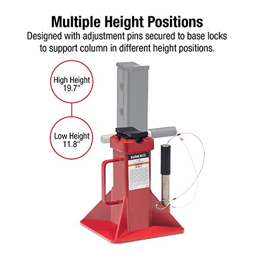 10-Ton Pin Type Jack Stands, Pair I9664