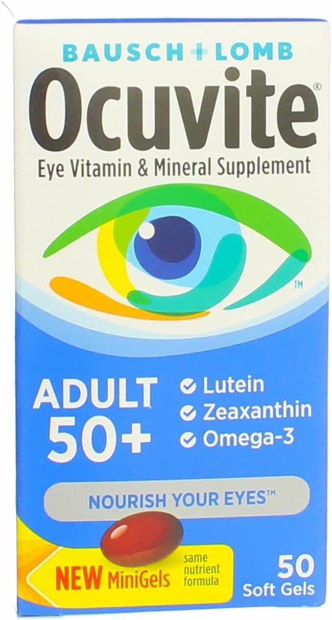 Eye Vitamin & Mineral Softgels, 50 Count (Pack of 4) S9191