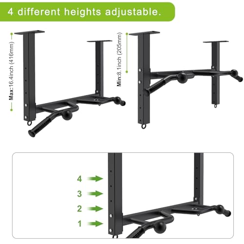 32" Ceiling Mounted Pull Up Bar with Punching Bag Hanger J661626