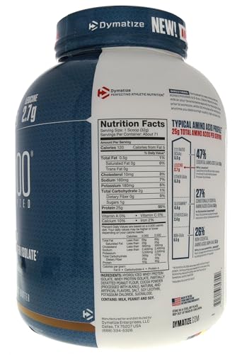 Whey Protein Powder Isolate, Cookies & Cream, 25g Protein I356