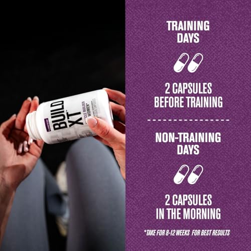 Daily Muscle Builder Supplement for Strength & Growth - 60 Veggie Pills U9496