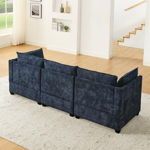 Modular Sectional Sofa with Ottoman, U-Shaped Lounge Couch H930