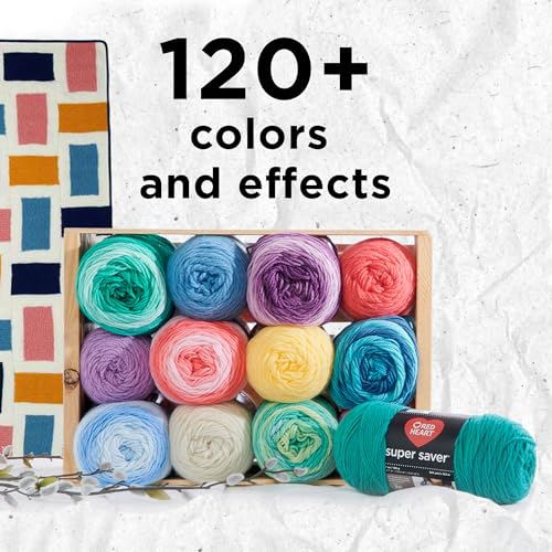 Striped Acrylic Yarn 3-Pack for Knitting and Crochet N15148