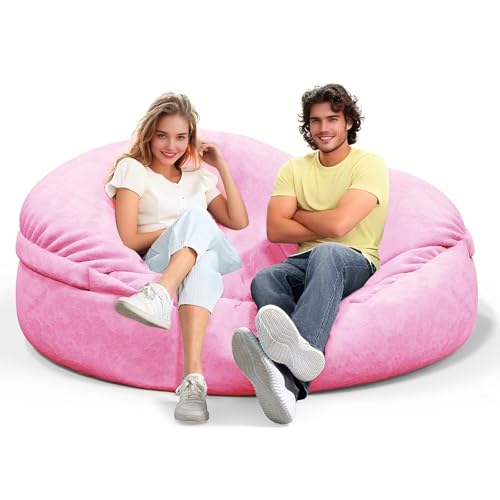 Bean Bag Chair for Adults 3FT, Soft Removable Cover, Light Gray X3039