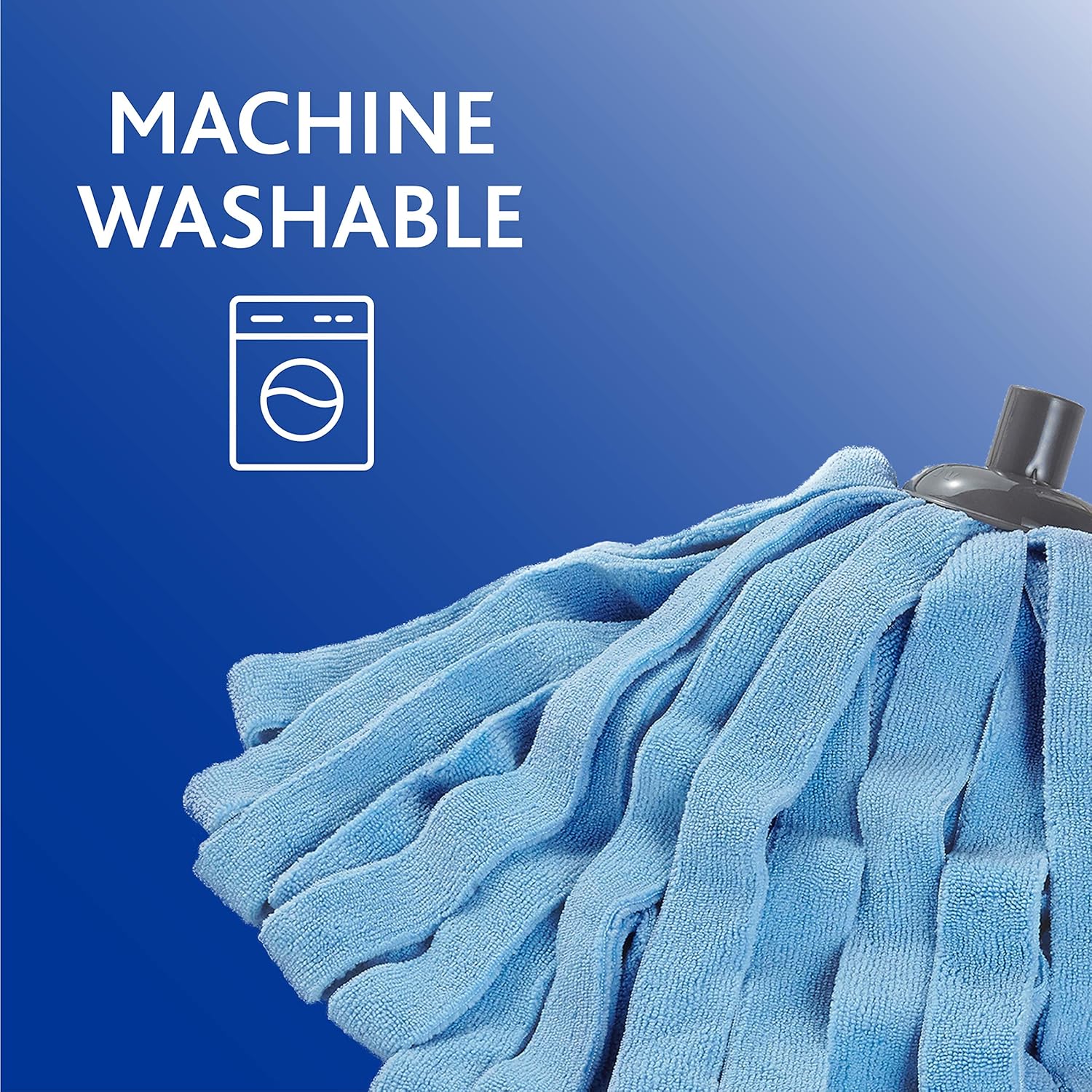 Microfiber Cloth Mop Refill, Blue, 2-Pack O264180