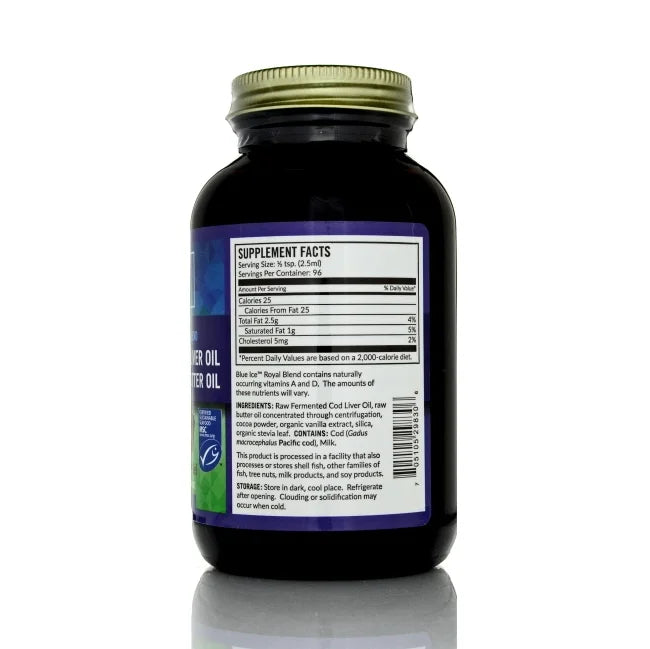 Fermented Cod Liver Oil and Butter Oil Gel, 6.4 oz - Chocolate Cream S247953