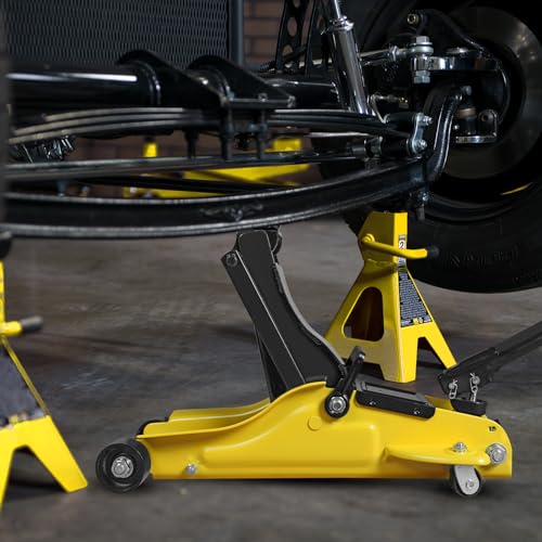 2.5 Ton Trolley Jack with Carrying Case Hydraulic Low Profile Floor Jack for Cars C877326