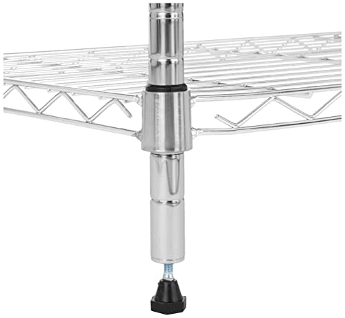 5-Shelf Adjustable Heavy Duty Steel Wire Storage Shelving Organizer, 36" L x 14" W x 72" H X6421