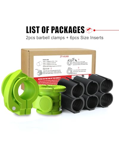 Barbell Clips Quick Release Weight Clamps for Bars D252898