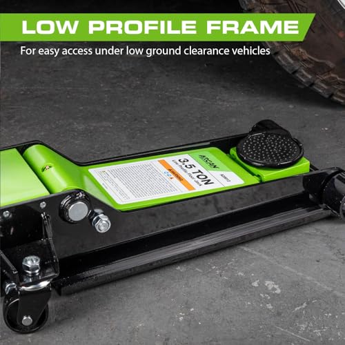3-Ton Quick Rise Aluminum Floor Jack with Dual Pump Pistons P546655