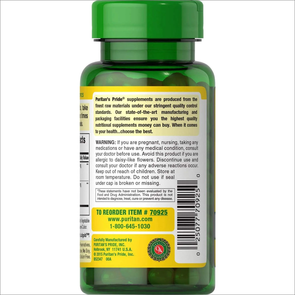 Lutein and Bilberry Softgels, 240 Count G7679