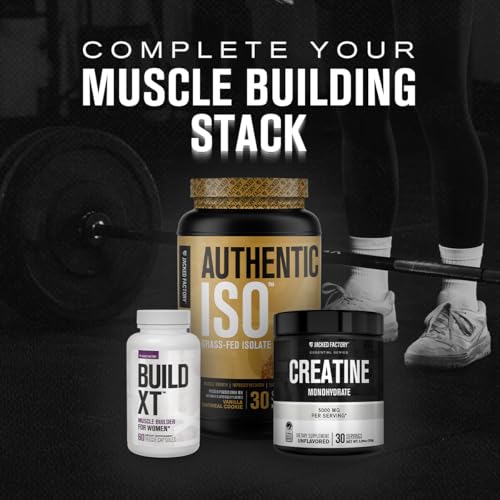 Daily Muscle Builder Supplement for Strength & Growth - 60 Veggie Pills U9496