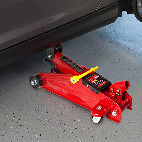 Hydraulic Trolley Floor Jack with Storage Case, 1.5 Ton Capacity G957043