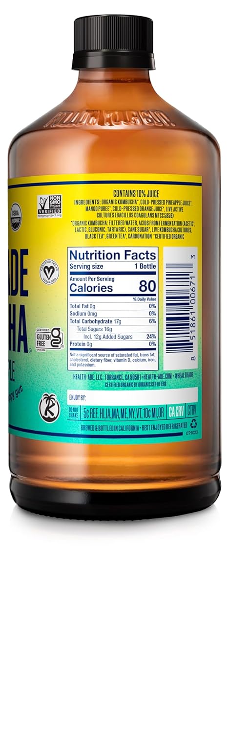 Tropical Punch Kombucha, 16oz Q2546