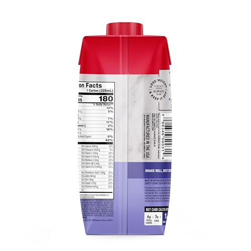 Protein Shake, Chocolate, 20g Protein, Meal Replacement, 12 Count B226310