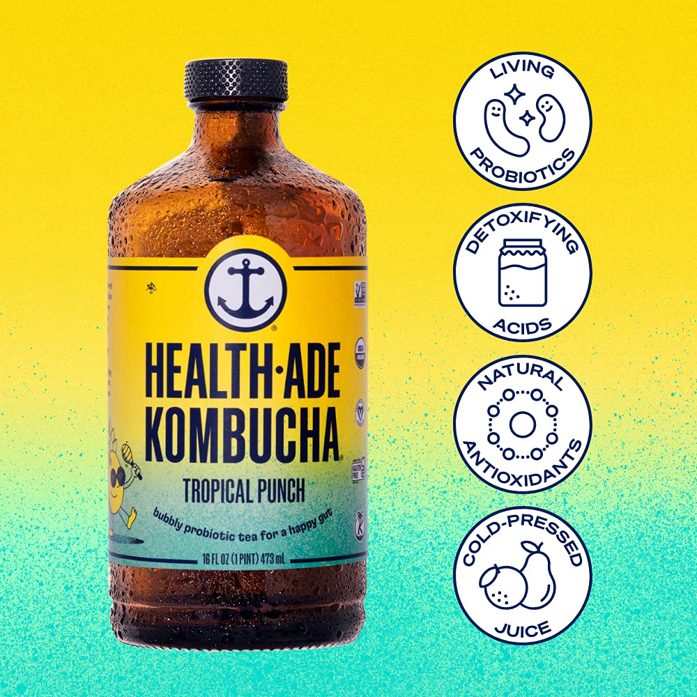 Tropical Punch Kombucha, 16oz Q2546