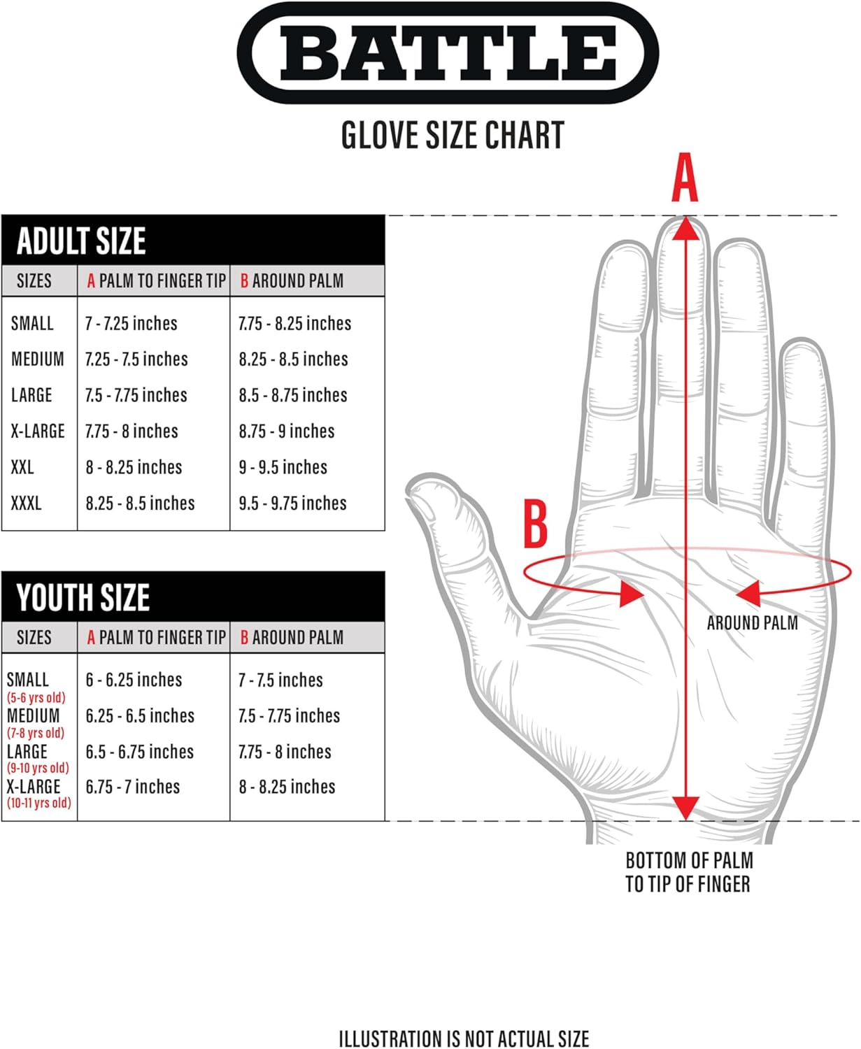 Wide Receiver Football Gloves for Adults and Youth B513