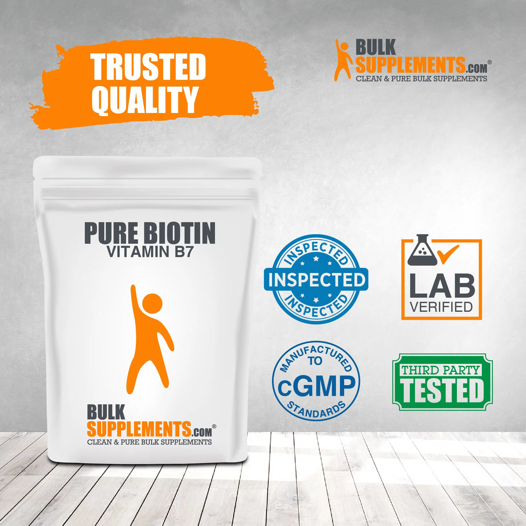 Pure Biotin (Vitamin B7) - 100 Grams F378878