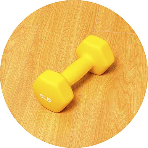 Neoprene Coated Non-Slip Dumbbell Weights, Set of 2 G431