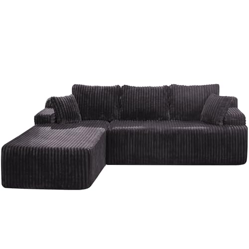 Modular L-Shape Sectional Sofa with Oversized Chaise A47792