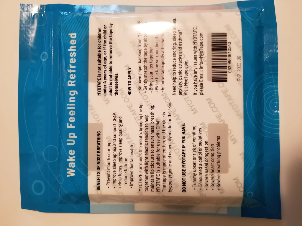 Sleep Strips for Teens & Petite Adults, Restores Nasal Breathing O93172