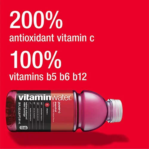 Electrolyte Enhanced Water with Vitamins, Dragonfruit, 16.9 Fl Oz (Pack of 24) S18431