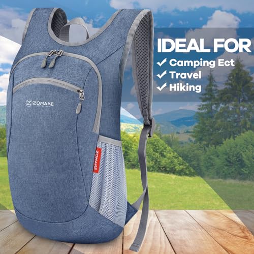Ultra Lightweight Packable Backpack 10L Water-Resistant Daypack for Hiking Y2196