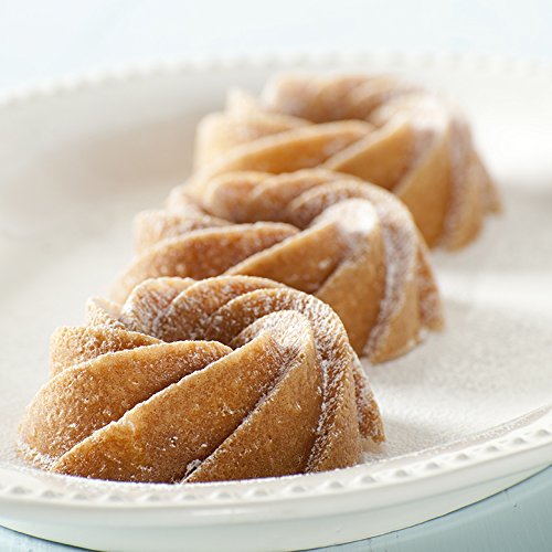 Bundtlette Cake Pan, Metallic Silver K456