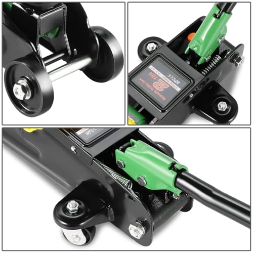 Floor Jack 3 Ton Capacity, Low Profile Heavy Duty Hydraulic Car Jack, Lifting Range 3"-20" O821