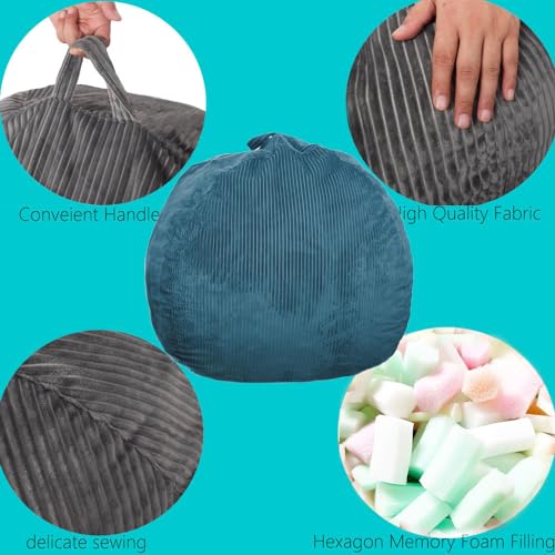 Faux Fur Bean Bag Chair for Adults with Filling Q65946