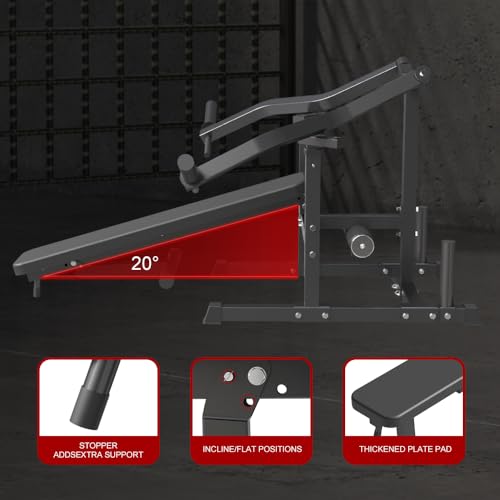 Weight Bench with 7 Adjustable Positions for Chest and Arm Workouts K560527