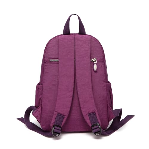 Mini Daypack with Anti-Theft Back Zipper Pocket, Lightweight Backpack for Hiking Travel Sports L114