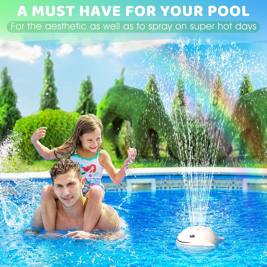 Floating Pool Fountain with Lights and Remote G183