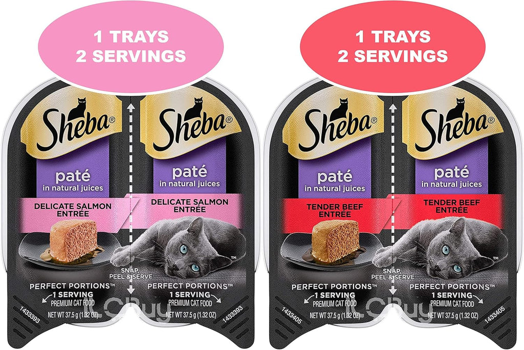 Assorted Cuts in Gravy and Pate Cat Food Trays with Toy and Booklet I14492