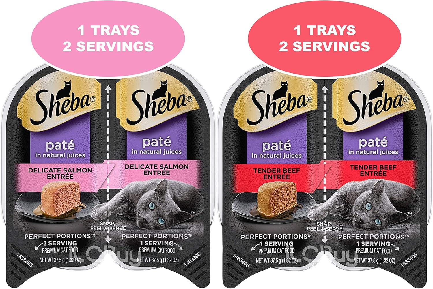 Assorted Cuts in Gravy and Pate Cat Food Trays with Toy and Booklet I14492