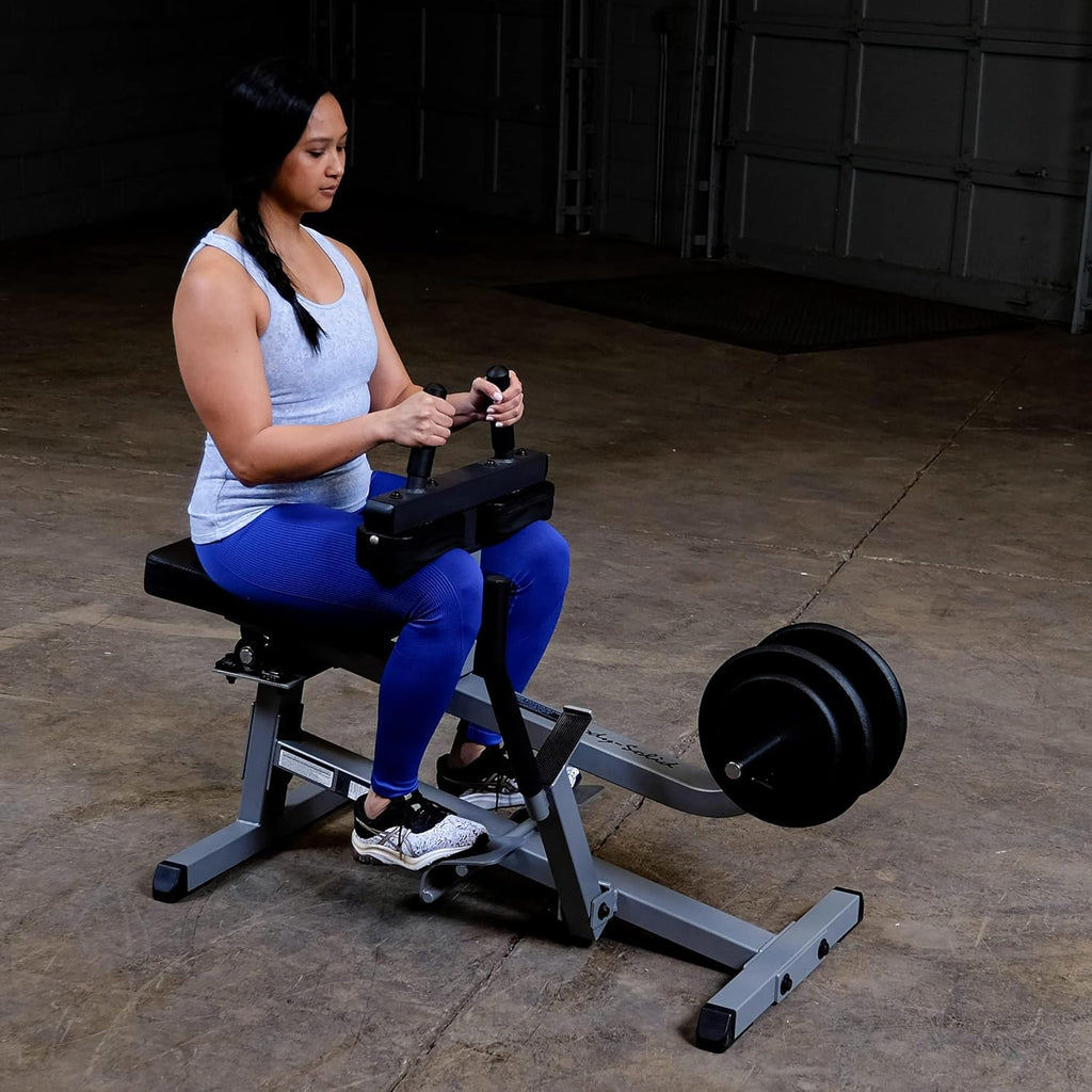 Seated Calf Raise Machine for Strength Training Home Gym J814612