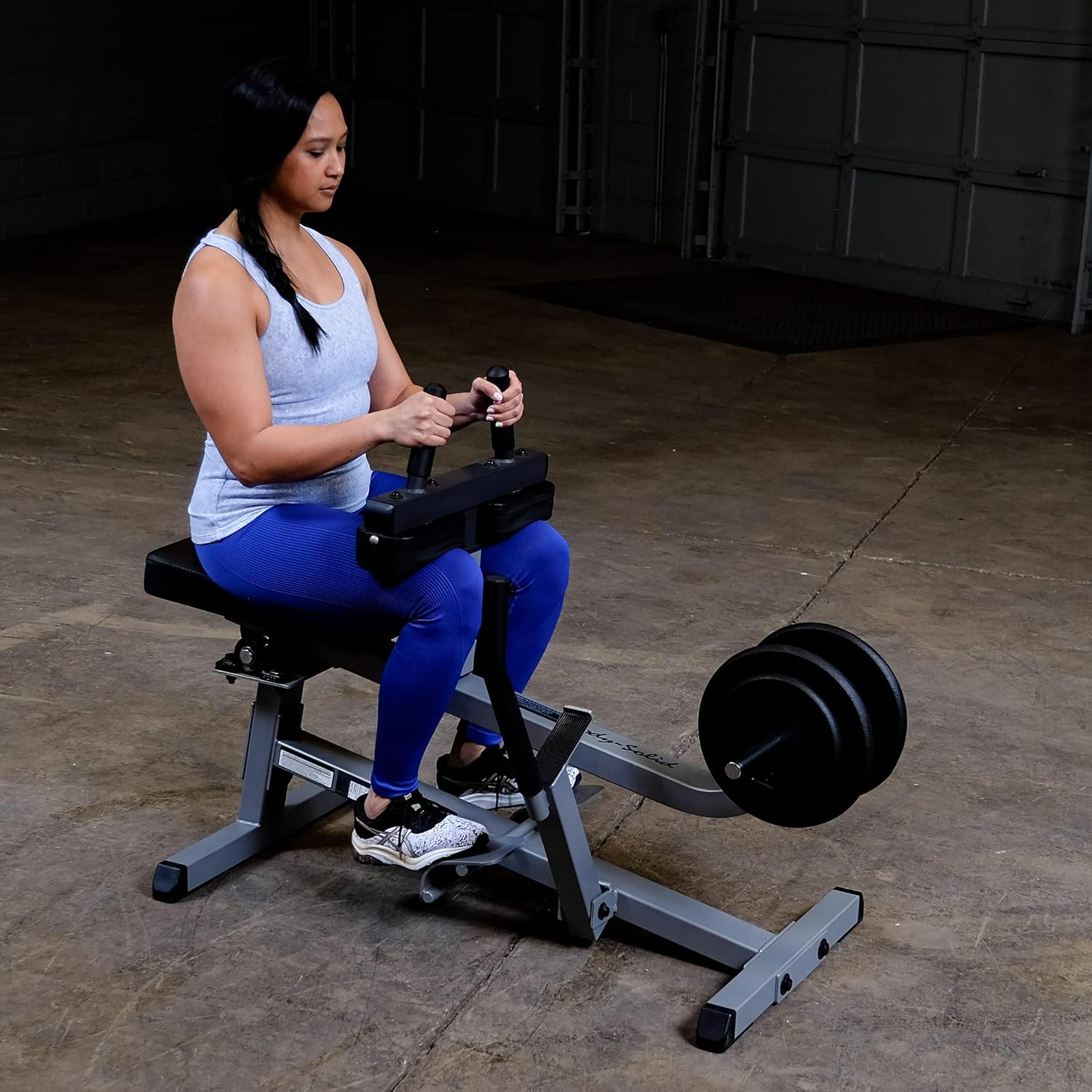Seated Calf Raise Machine for Strength Training Home Gym J814612