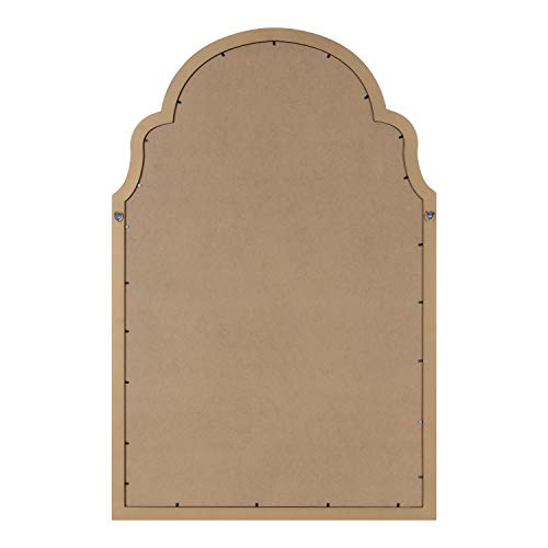Framed Arch Fabric Pinboard, 24 x 36, Gold, Modern Bulletin Board for Wall L20169