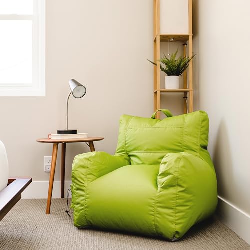 Dorm Bean Bag Chair with Drink Holder and Pocket, 3 feet R2503
