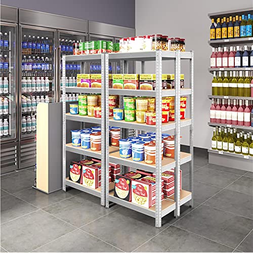 5-Tier Adjustable Metal Shelving Unit for Garage, Pantry, and Warehouse M7734